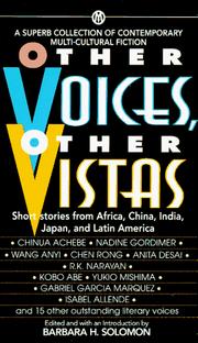 Cover of: Other Voices, Other Vistas by Various