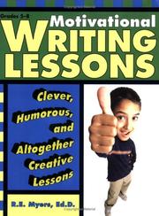 Cover of: Motivational Writing Lessons by R. E. Myers