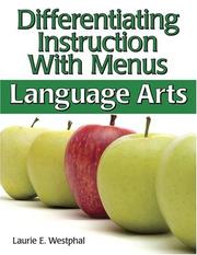Cover of: Differentiating Instruction With Menus by Laurie E. Westphal
