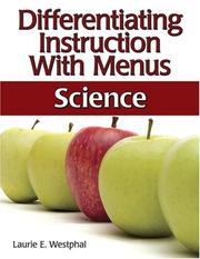 Cover of: Differentiating Instruction With Menus: Science