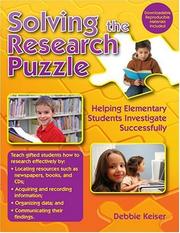 Cover of: Solving the Research Puzzle