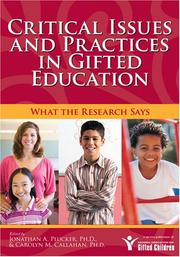 Cover of: Critical Issues and Practices in Gifted Education | National Assoc for Gifted Children