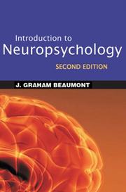 Cover of: Introduction to Neuropsychology by J. Graham Beaumont