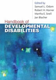 Cover of: Handbook of Developmental Disabilities