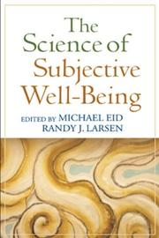 Cover of: The Science of Subjective Well-Being