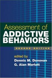 Cover of: Assessment of Addictive Behaviors, Second Edition