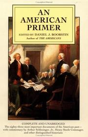 Cover of: An American Primer (Plume)