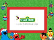 (3766) Sesame Street Boxed Holiday Frame Card by Sesame Street