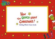 Cover of (3514) The Grinch Boxed  Holiday Photo Frame Card