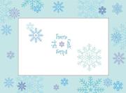 Cover of: (3519) Snowflakes Boxed Holiday Photo Frame Card