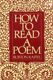 Cover of: How to Read a Poem (Meridian)