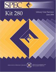 Cover of: SPEC Kit 280: Library User Surveys