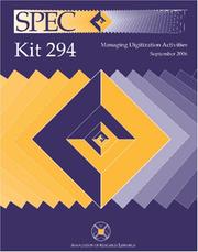SPEC Kit 294 by Rebecca L. Mugridge