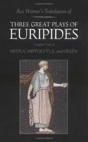 Cover of: 3 Great Plays of Euripides