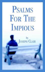 Cover of: Psalms for the Impious