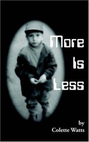 Cover of: More Is Less