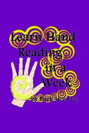 Cover of: Learn Hand Reading In A Week