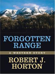 Cover of: Forgotten Range