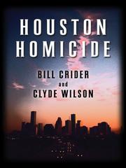 Cover of: Houston Homicide (Five Star Mystery Series)