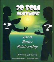 Cover of: 20 Soul Questions: For a Better Relationship