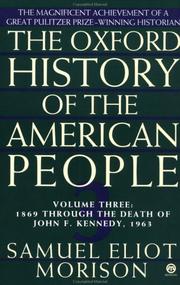 Cover of: The Oxford history of the American people by Samuel Eliot Morison