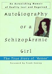 Cover of: Autobiography of a Schizophrenic Girl by Marguerite Sechehaye