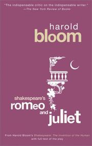 Cover of: UC Romeo and Juliet by Harold Bloom