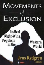 Cover of: Movements Of Exclusion: Radical Right-wing Populism In The Western World