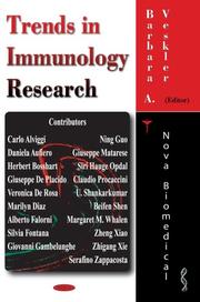 Cover of: Trends In Immunology Research