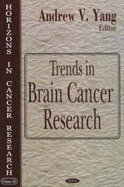Cover of: Trends in Brain Cancer Research (Horizons in Cancer Research)