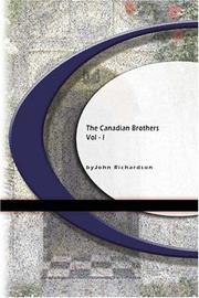 Cover of: Canadian Brothers by John Richardson undifferentiated