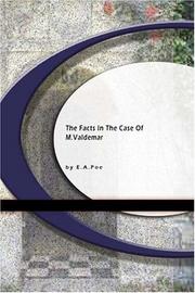 Cover of: The Facts in the Case of M. Valdemar