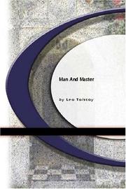 Cover of: Master And Man by Lev Nikolaevič Tolstoy
