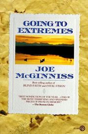 Cover of: Going to extremes by Joe McGinniss