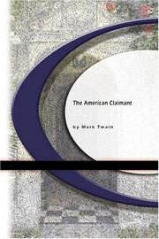 Cover of: The American Claimant by Mark Twain