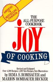 Cover of: The Joy of Cooking Standard Edition by Irma S. Rombauer, Marion Rombauer Becker