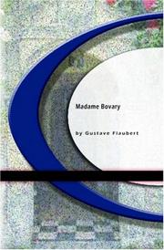 Cover of: Madame Bovary by Gustave Flaubert