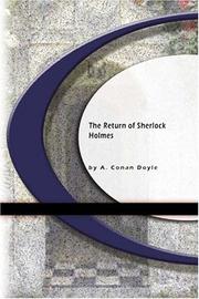 Cover of: The Return of Sherlock Holmes by Arthur Conan Doyle