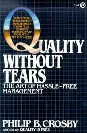 Cover of: Quality without Tears (Plume) | Philip B. Crosby