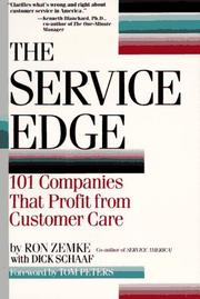 Cover of: The Service Edge by Ron Zemke, Dick Schaap