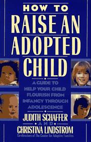 Cover of: How to raise an adopted child