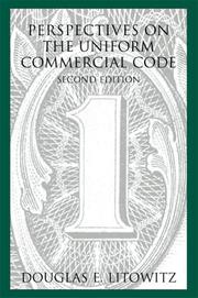 Cover of: Perspectives on the Uniform Commercial Code
