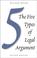 Cover of: The Five Types of Legal Argument