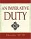 Cover of: An Imperative Duty