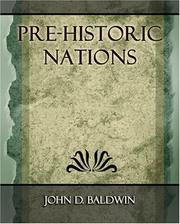 Cover of: Pre-Historic Nations - 1873