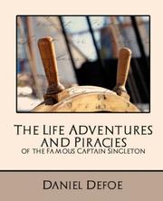 Cover of: The Life Adventures and Piracies of the Famous Captain Singleton (New Edition) by Daniel Defoe