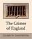 Cover of: The Crimes of England