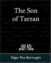 Cover of: The Son of Tarzan by Edgar Rice Burroughs