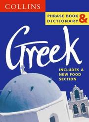 Cover of: Collins Greek Phrase Book & Dictionary (Collins Phrase Book & Dictionaries) by HarperCollins