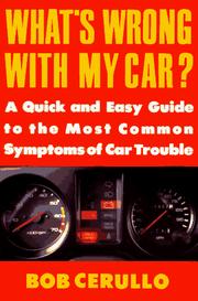 Cover of: What's wrong with my car?